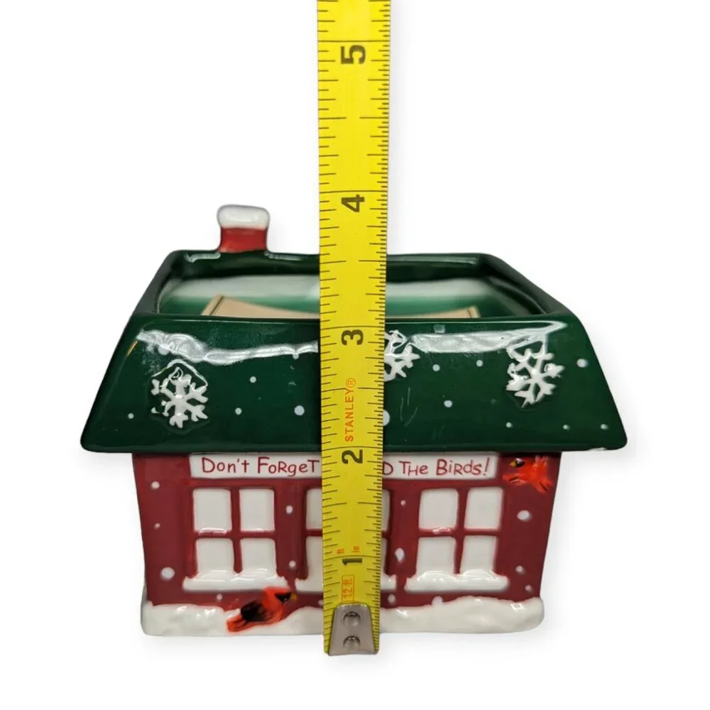 The White Barn Candle Company Holiday Homecoming Handpainted Birdhouse Candle - Picture 10 of 10